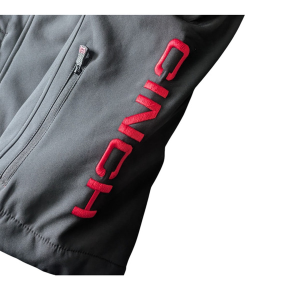 Cinch Blue Ribbon Custom Tack Black Embroidered Softshell Vest Small Equestrian - Picture 7 of 8